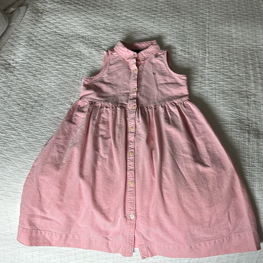 Girls pink Ralph Lauren dress
